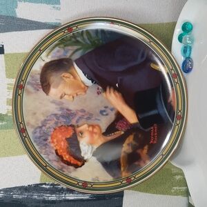 P2h- Knowles Norman Rockwell "Love's Reward" 198 LE Collector's Plate